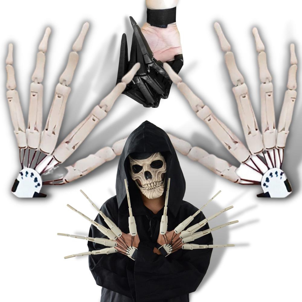 Falsk skelethåndhandske - Ozerty