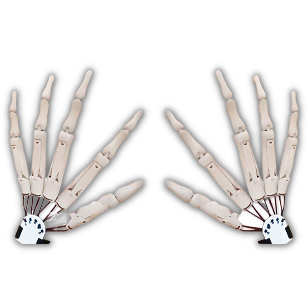 Falsk skelethåndhandske - Ozerty