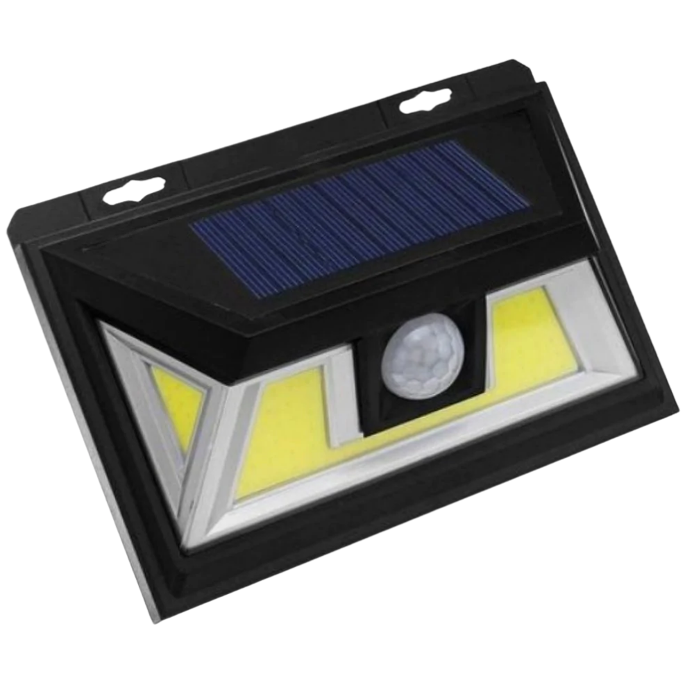 Solcelledrevet LED med bevægelsesdetektor - Ozerty