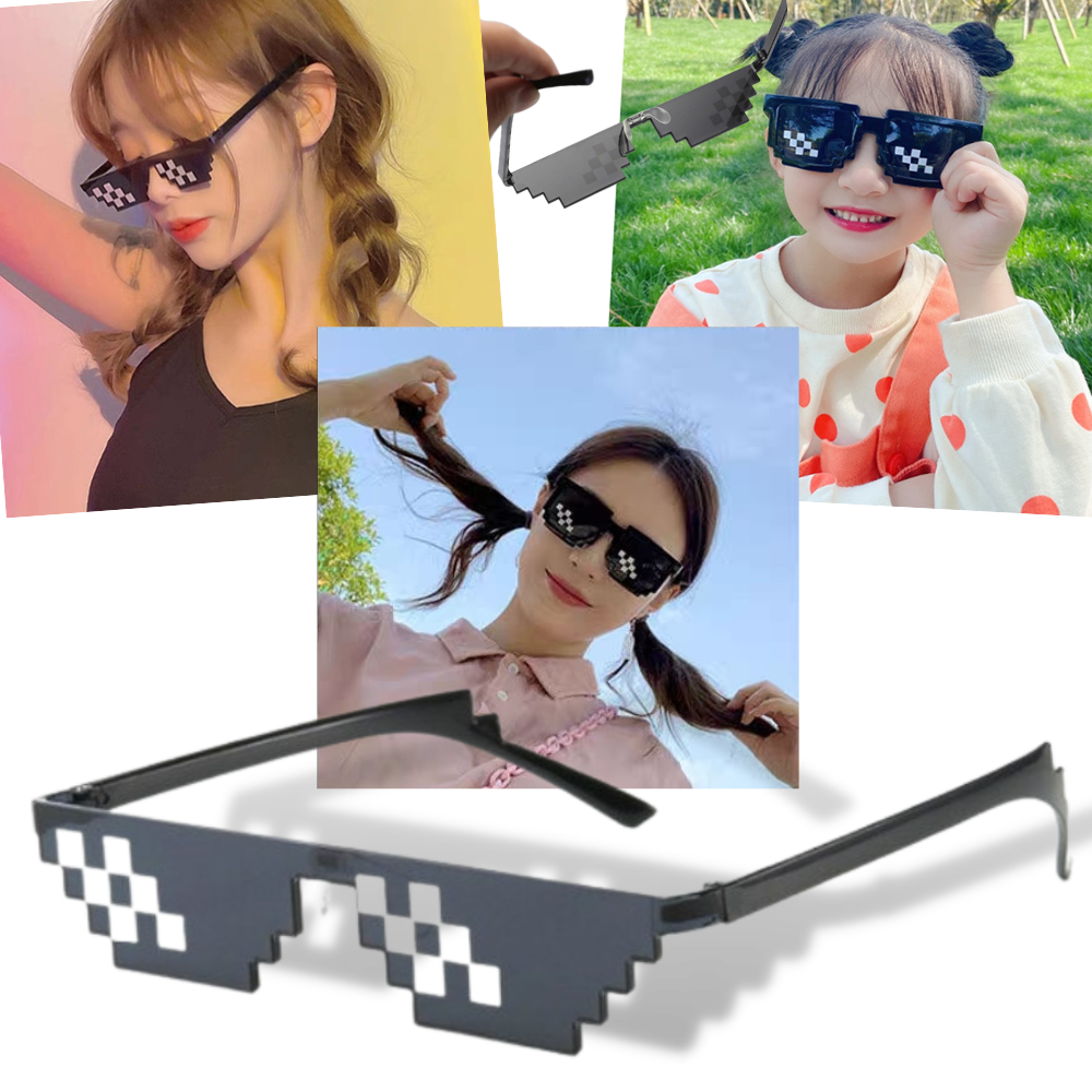 Fashion pixel solbriller - Ozerty