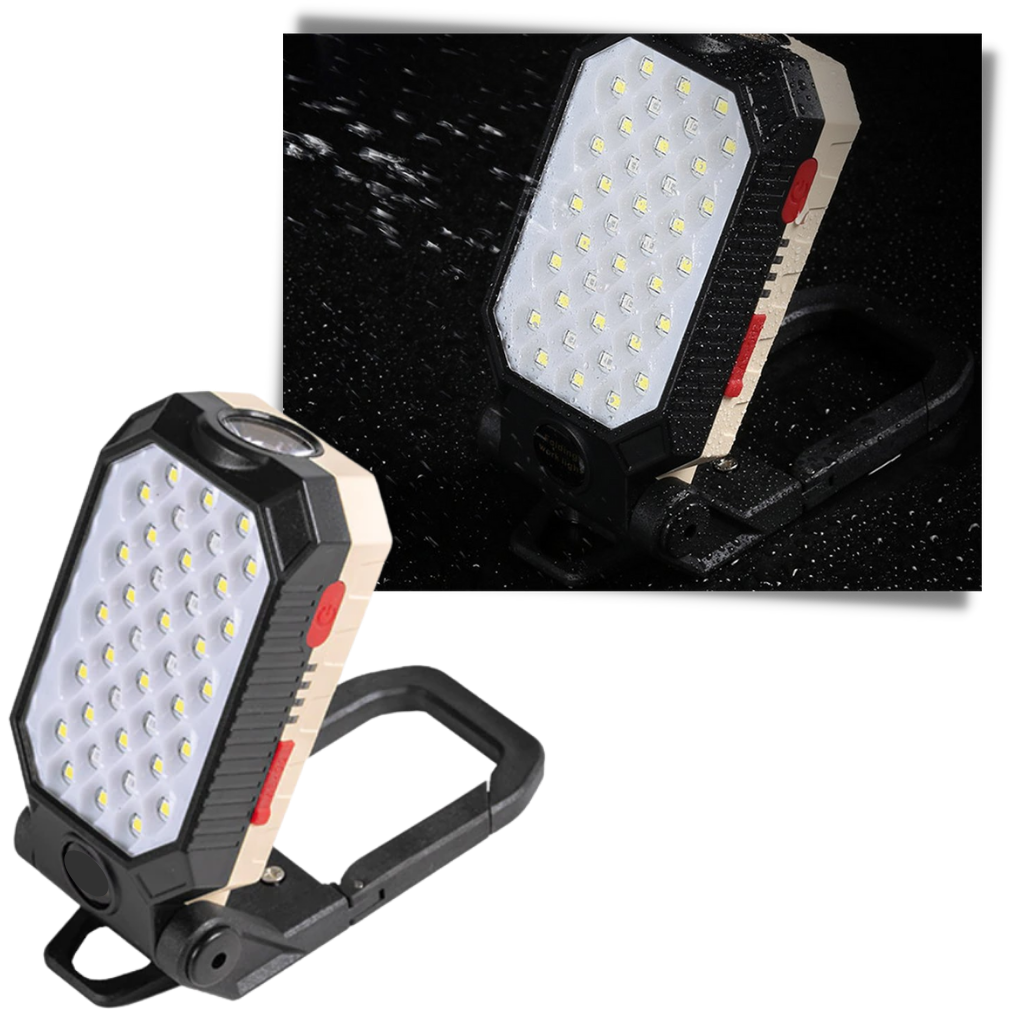 Justerbar vandtæt LED-lommelygte - Ozerty