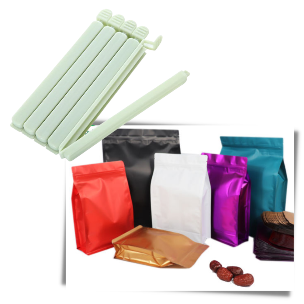 Pakke med 15 forseglingsklemmer til madpakker - Ozerty
