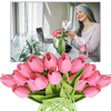 Kunstig Tulipanblomster (10 stk.) - Ozerty