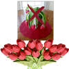 Kunstig Tulipanblomster (10 stk.) - Ozerty