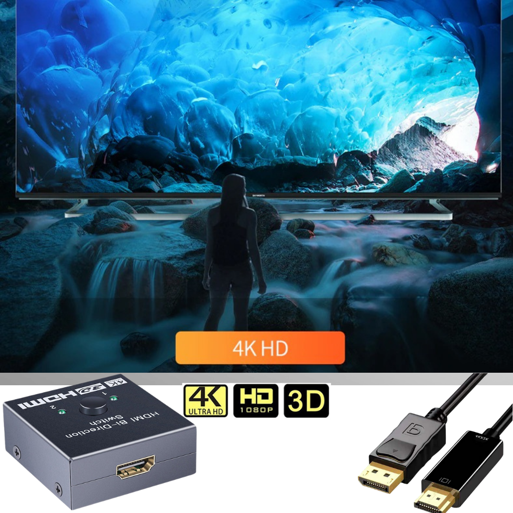Bi-direktionel HDMI Splitter 4K - Ozerty