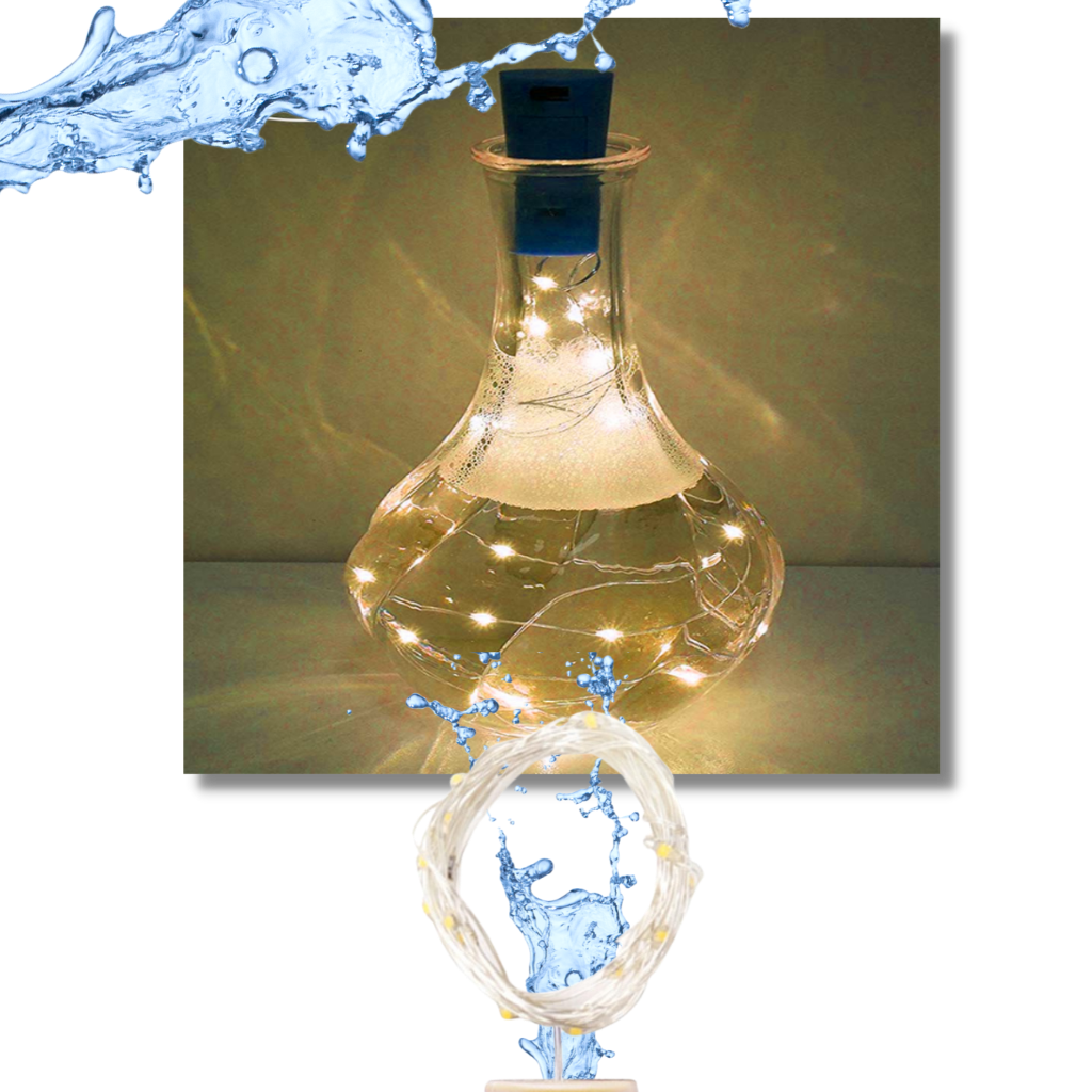 LED-lys kork til flasker (pakke med 3 stk.) - Ozerty