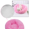 Fluffy Plys Donut Kæledyrsseng - Ozerty