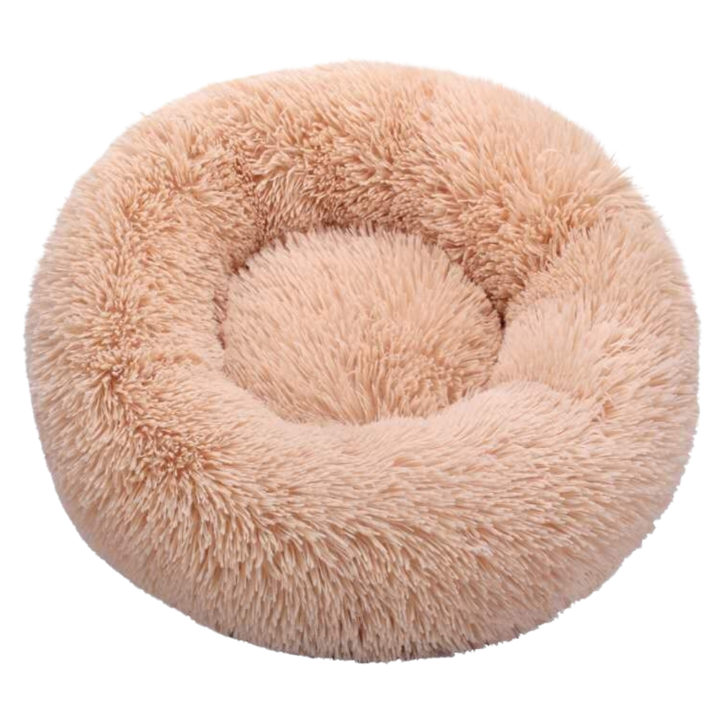 Fluffy Plys Donut Kæledyrsseng