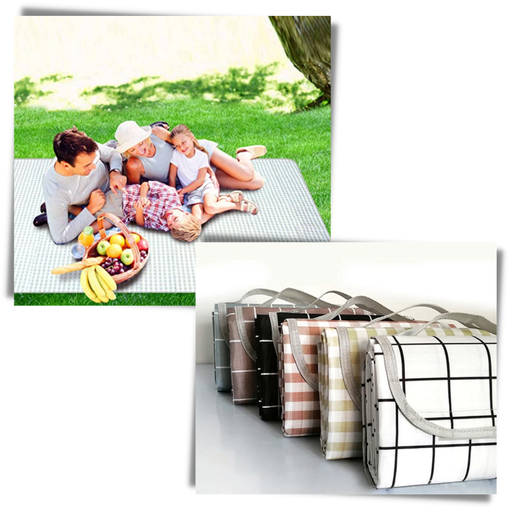 Sammenklappeligt picnictæppe - Ozerty