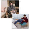 Stor blanket hættetrøje - Ozerty