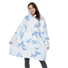 Stor blanket hættetrøje