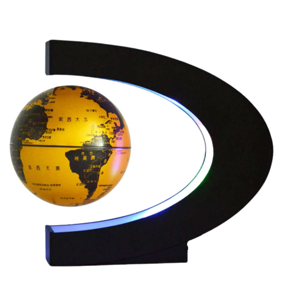 Svævende LED magnetisk globus