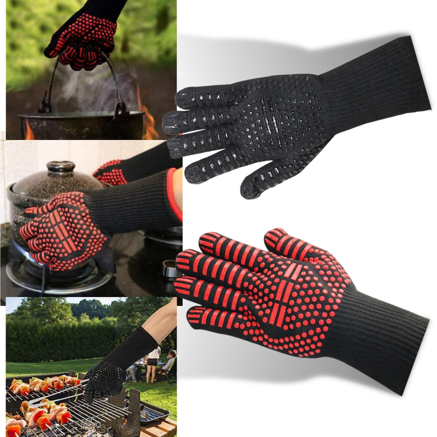 Varmebestandige Grillhandsker (1 par) - Ozerty