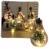 LED-gennemsigtige julekugler med glødepære - Ozerty