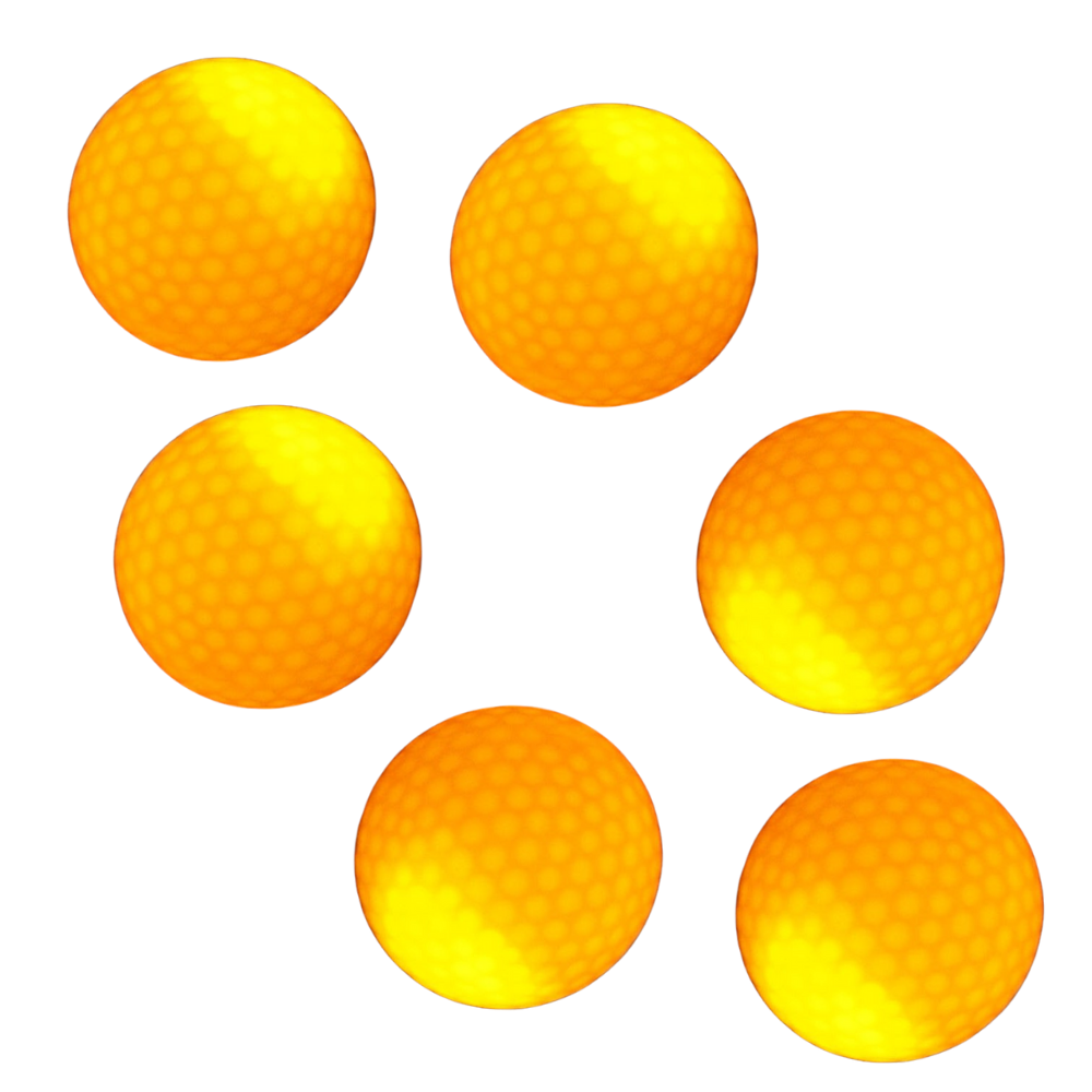 Pakke med 6 LED-glødende golfbolde - Ozerty