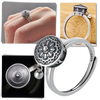 Snurrende buddhistisk mantra ring til kvinder - Ozerty