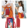 Multi-lomme touchscreen crossbody taske - Ozerty