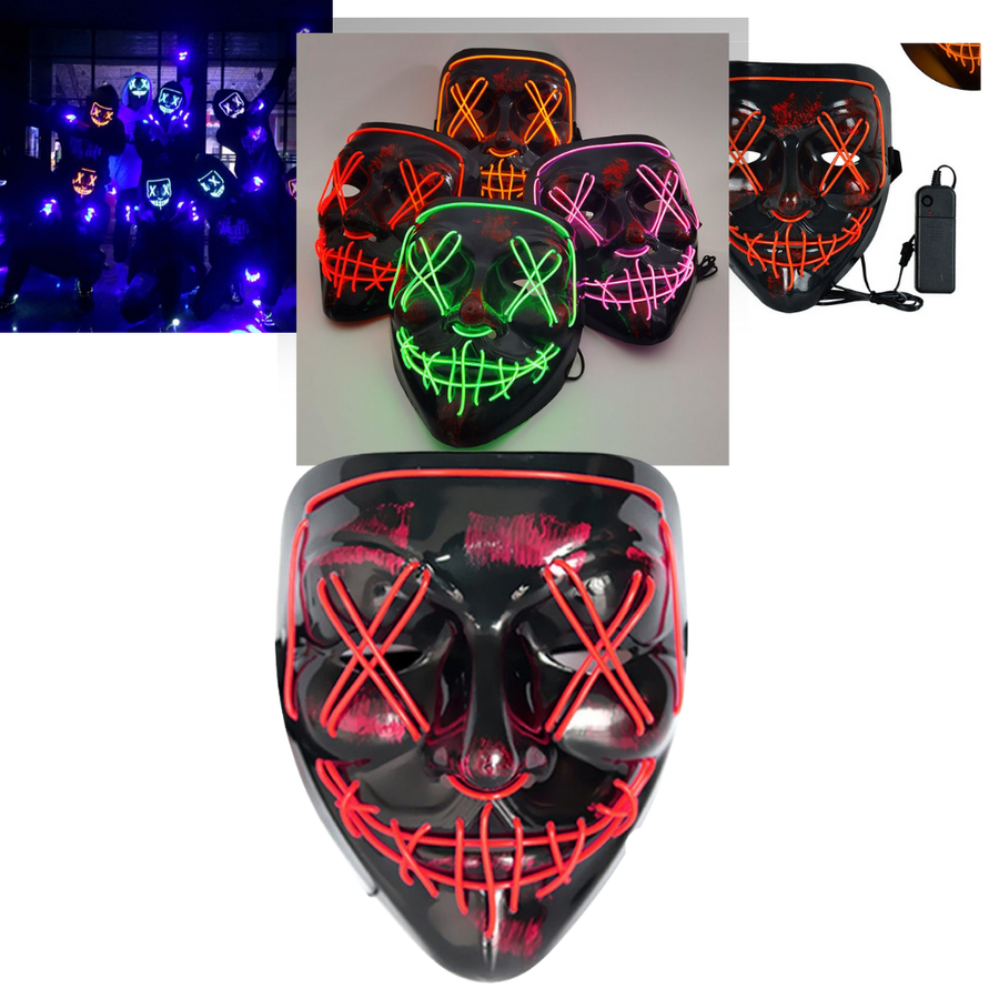 Neon LED-maske - Ozerty