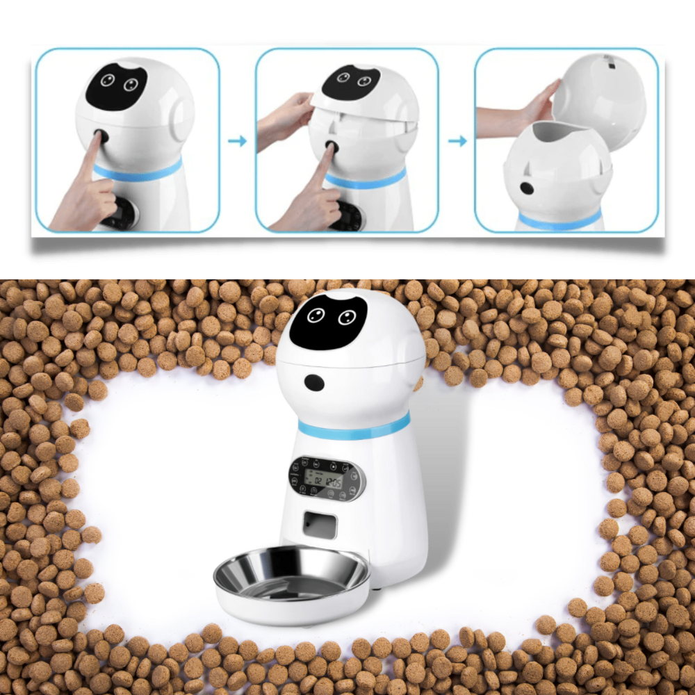 Automatisk foderautomat til kæledyr - Ozerty