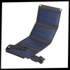 Bærbart solpanel med 2 USB-porte - Ozerty