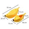 Bananformet seng til kæledyr - Ozerty