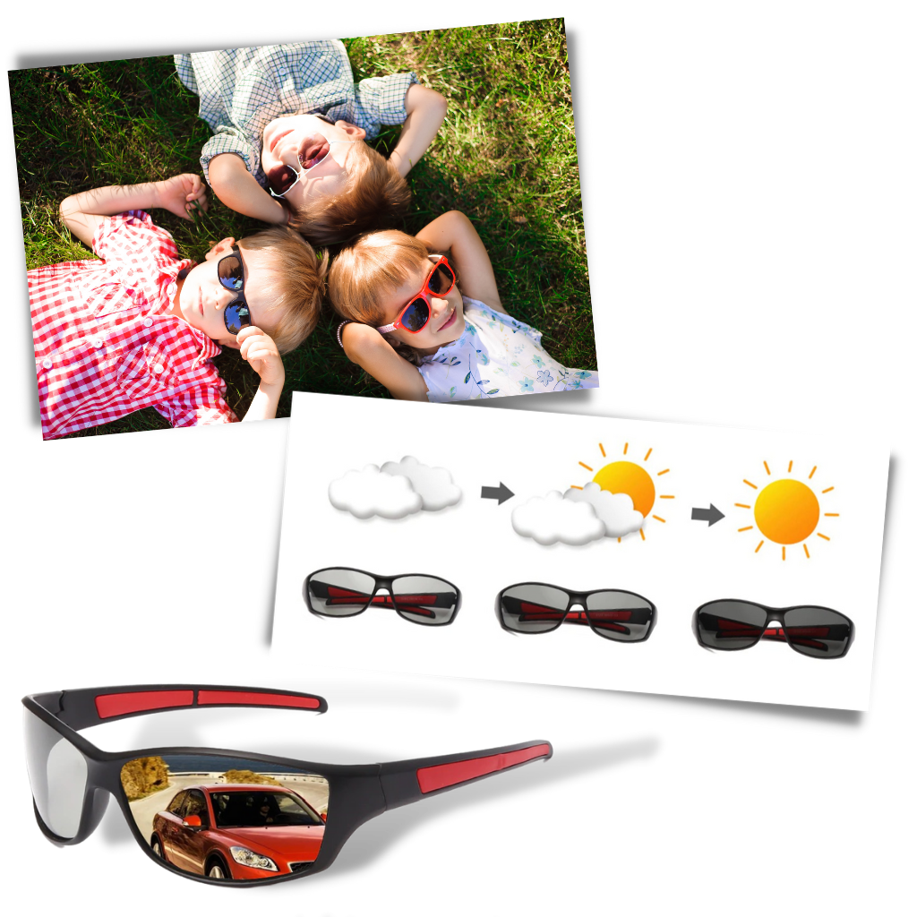 Polariserede Sportssolbriller til Børn med Rem - Ozerty