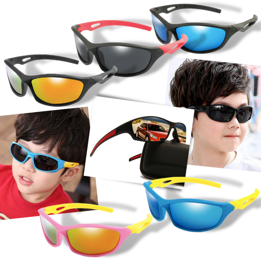 Polariserede Sportssolbriller til Børn med Rem - Ozerty