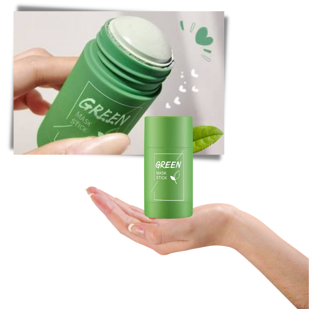 Fri for porer dyb udrensning fjernelse af hudorme grøn te maske - Ozerty