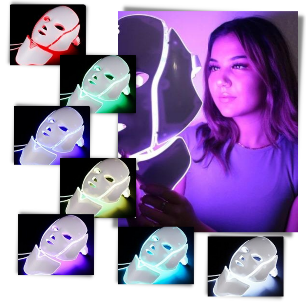 Professionel LED photon lys terapimaske - Ozerty