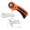 Stofrulleskærer med fem 45 mm knive - Ozerty