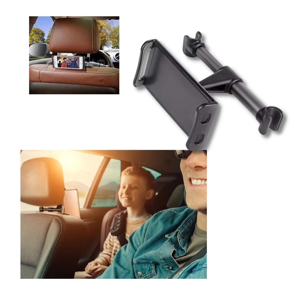 Tablet- og telefonholder til bagsædet i bilen - Ozerty