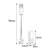 Smartphoneholder med integreret bluetooth-lys kit - Ozerty