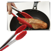 Grilltang i rustfrit stål med silikonegreb - Ozerty