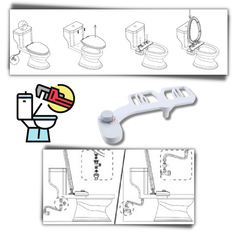Bidet toilettilbehør - Ozerty