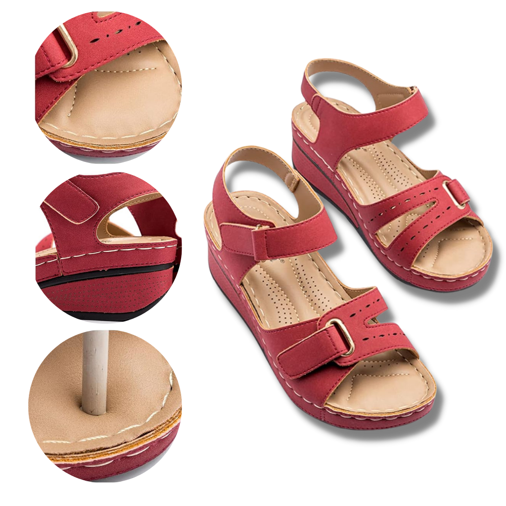 Ortopædiske sandaler med svangstøtte til kvinder

 - Ozerty